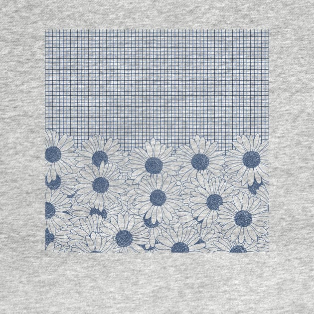 Daisy Grid Navy Blue by ProjectM
